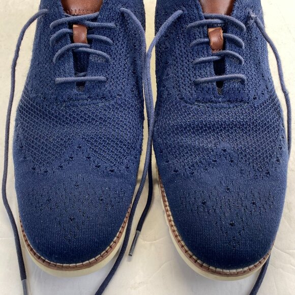 Cole Haan Zerogrand Wingtip Oxford Mens Size 11 M Dark Navy  display picture 3